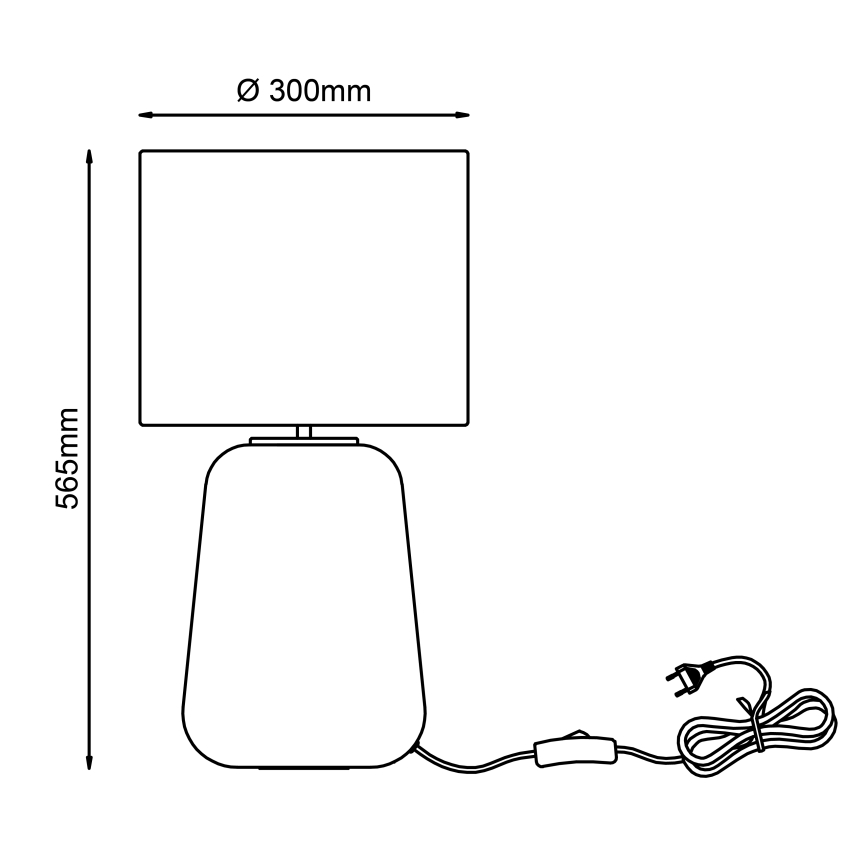 Brilliant - Candeeiro de mesa HYDRA 1xE27/60W/230V rosa