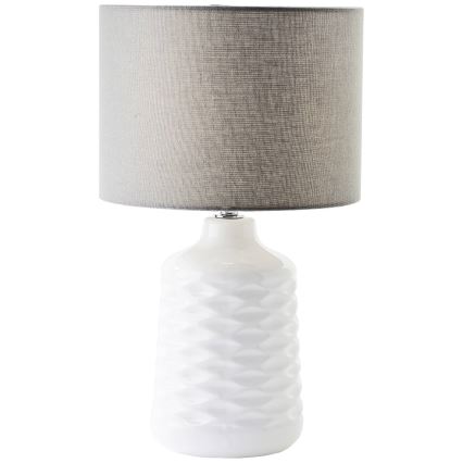 Brilliant - Candeeiro de mesa ILYSA 1xE14/40W/230V branco/cinzento