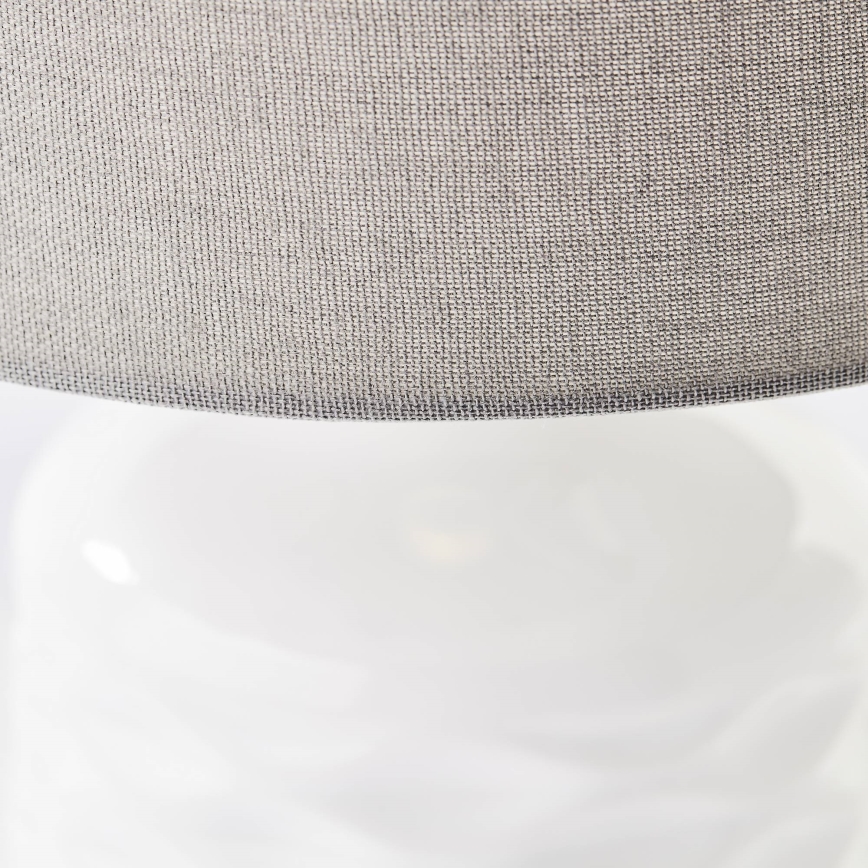 Brilliant - Candeeiro de mesa ILYSA 1xE14/40W/230V branco/cinzento