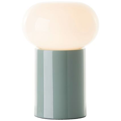 Brilliant - Candeeiro de mesa KNUT 1xE27/25W/230V verde/branco