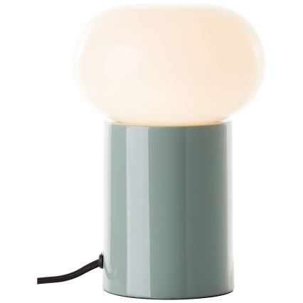 Brilliant - Candeeiro de mesa KNUT 1xE27/25W/230V verde/branco