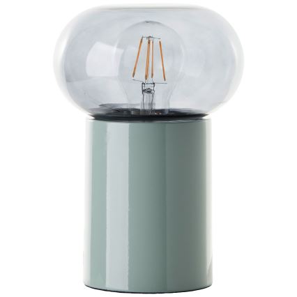 Brilliant - Candeeiro de mesa KNUT 1xE27/25W/230V verde/transparente