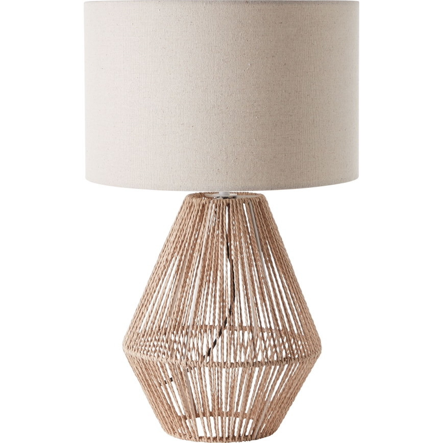 Brilliant - Candeeiro de mesa LARAINE 1xE27/42W/230V bege