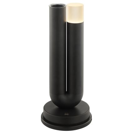 Brilliant - Candeeiro de mesa LED SAYU tátil, recarregável e regulável para exterior LED/2,5W/5V 2700K 2600 mAh IP44 preto