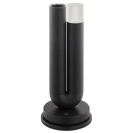 Brilliant - Candeeiro de mesa LED SAYU tátil, recarregável e regulável para exterior LED/2,5W/5V 2700K 2600 mAh IP44 preto