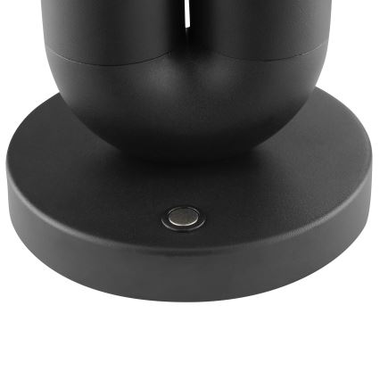 Brilliant - Candeeiro de mesa LED SAYU tátil, recarregável e regulável para exterior LED/2,5W/5V 2700K 2600 mAh IP44 preto