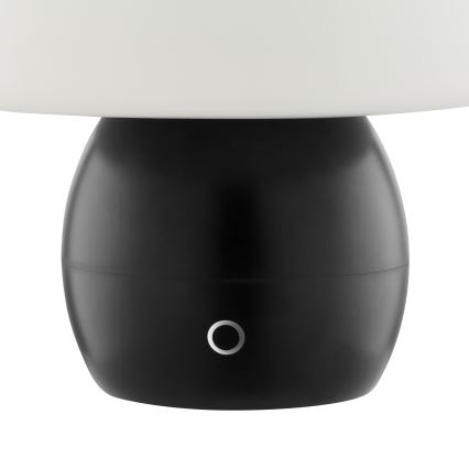 Brilliant - LED Lâmpada de Mesa Tátil Recarregável Dimerizável DUPIS LED/2W/5V 2700K 1800 mAh preta
