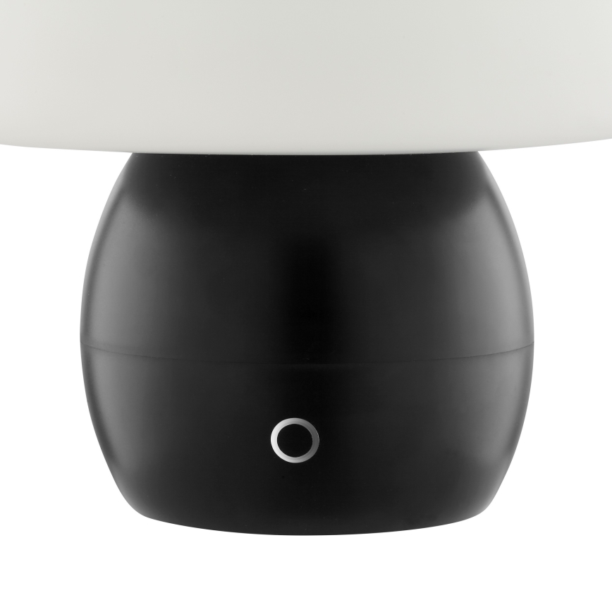 Brilliant - LED Lâmpada de Mesa Tátil Recarregável Dimerizável DUPIS LED/2W/5V 2700K 1800 mAh preta