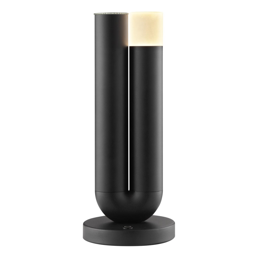 Brilliant - Candeeiro de mesa LED SAYU tátil, recarregável e regulável para exterior LED/2,5W/5V 2700K 2600 mAh IP44 preto