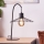 Brilliant - Candeeiro de mesa LEIKA 1xE27/52W/230V preto