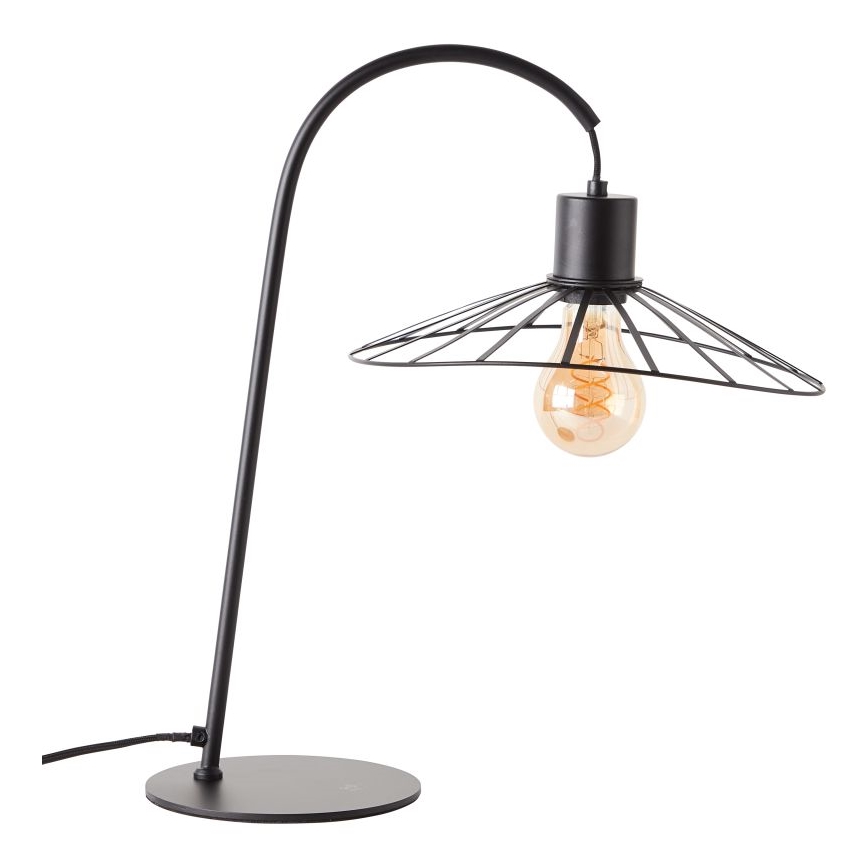 Brilliant - Candeeiro de mesa LEIKA 1xE27/52W/230V preto