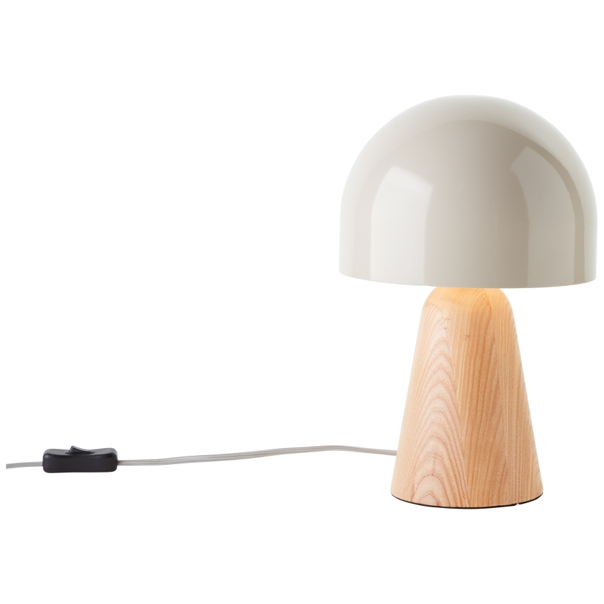 Brilliant - Candeeiro de mesa NALAM 1xE14/40W/230V bege/cinza