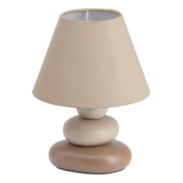 Brilliant - Candeeiro de mesa PAOLO 1xE14/40W/230V cerâmica/bege