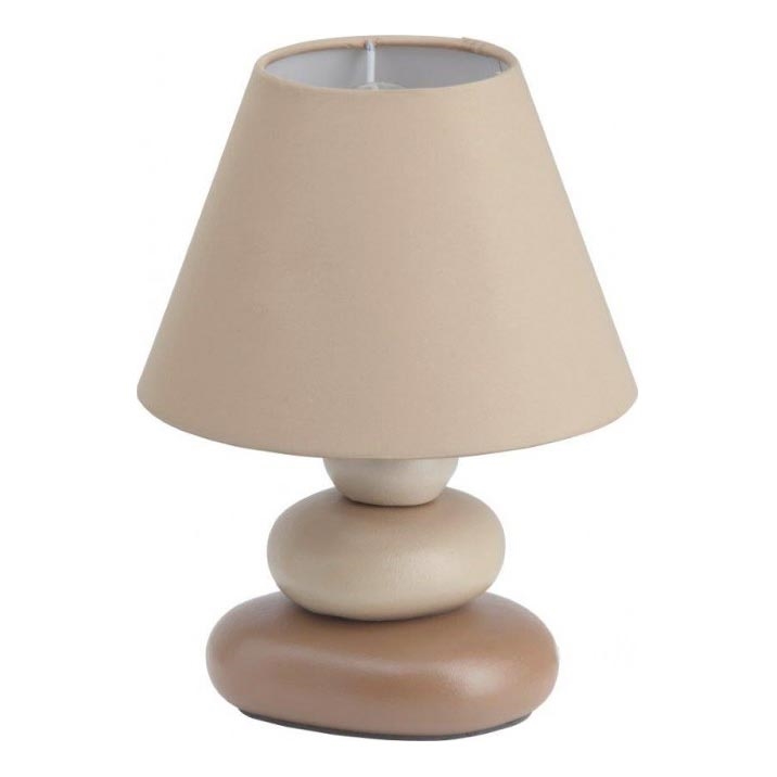 Brilliant - Candeeiro de mesa PAOLO 1xE14/40W/230V cerâmica/bege