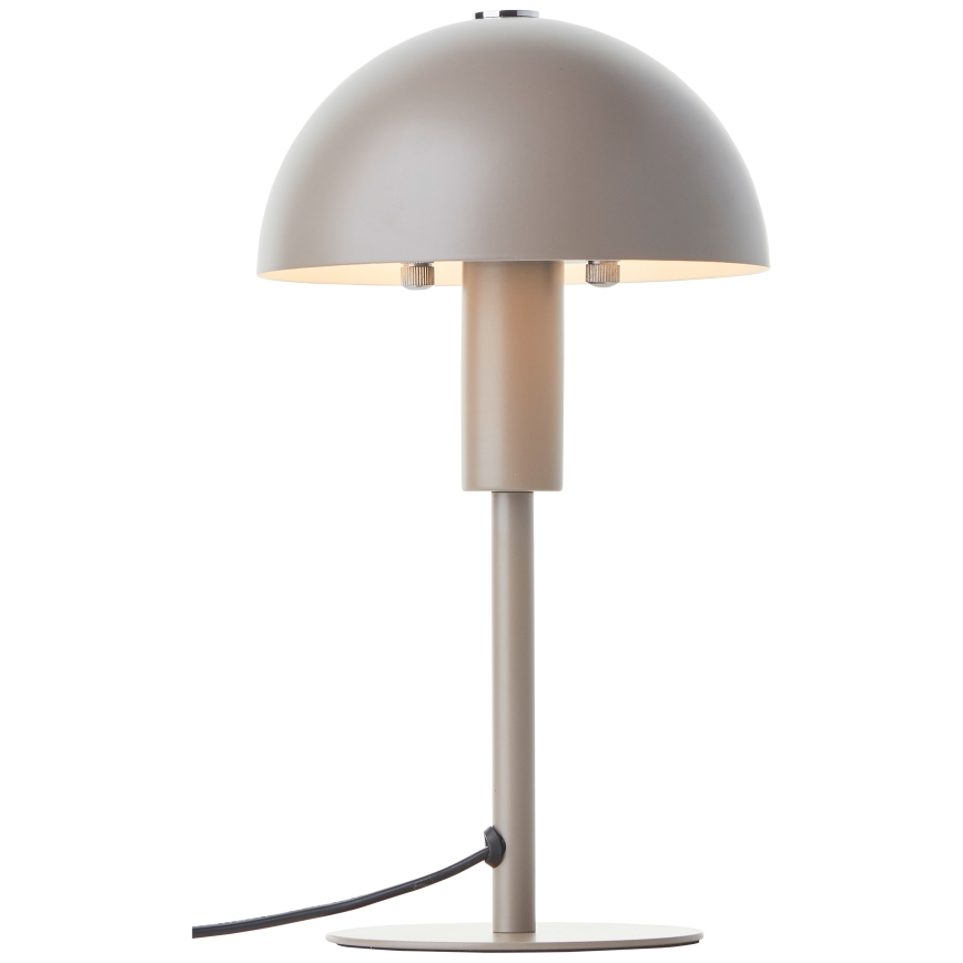 Brilliant - Candeeiro de mesa PETITE 1xE14/28W/230V cinzento