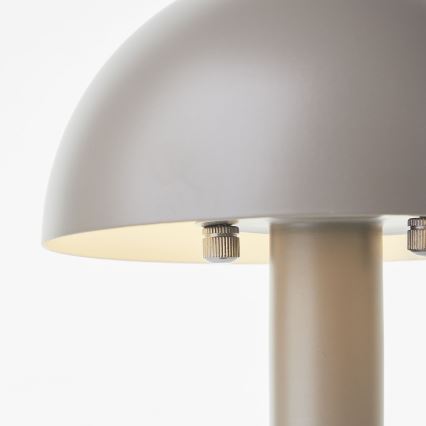 Brilliant - Candeeiro de mesa PETITE 1xE14/28W/230V cinzento