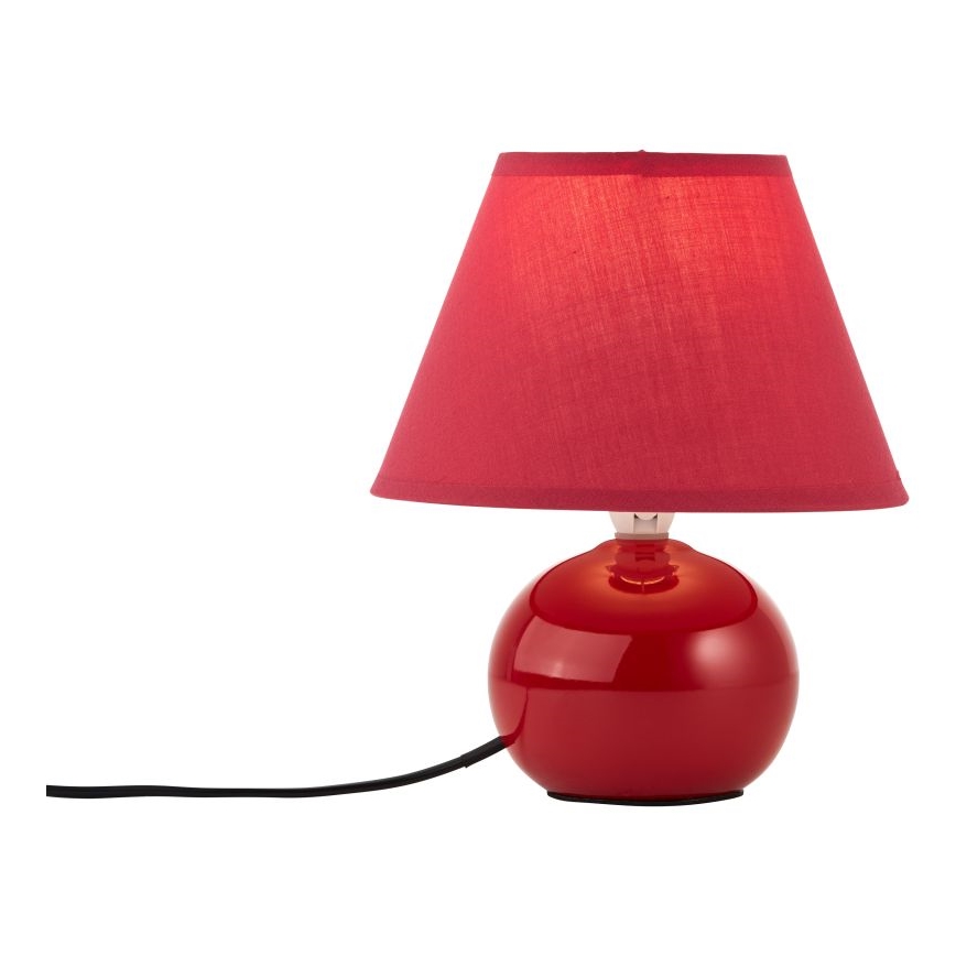 Brilliant - Candeeiro de mesa PRIMO 1xE14/40W/230V cerâmica/vermelho