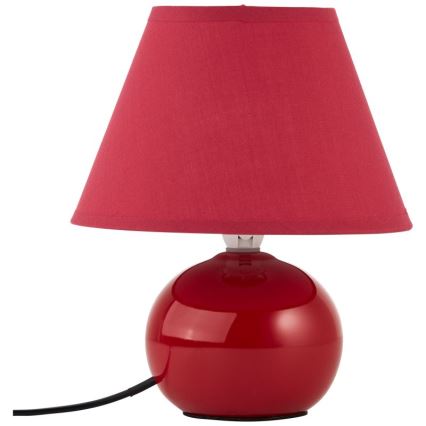 Brilliant - Candeeiro de mesa PRIMO 1xE14/40W/230V cerâmica/vermelho