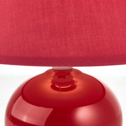 Brilliant - Candeeiro de mesa PRIMO 1xE14/40W/230V cerâmica/vermelho