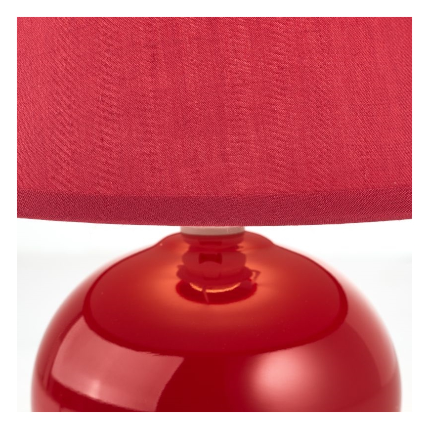 Brilliant - Candeeiro de mesa PRIMO 1xE14/40W/230V cerâmica/vermelho