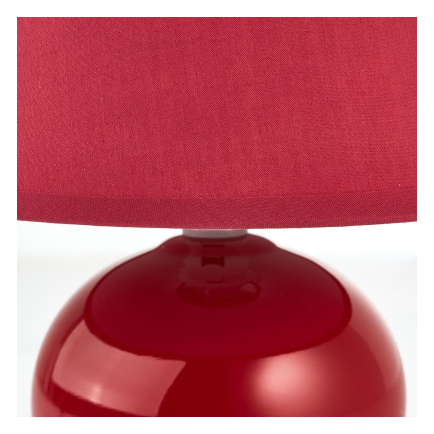 Brilliant - Candeeiro de mesa PRIMO 1xE14/40W/230V cerâmica/vermelho
