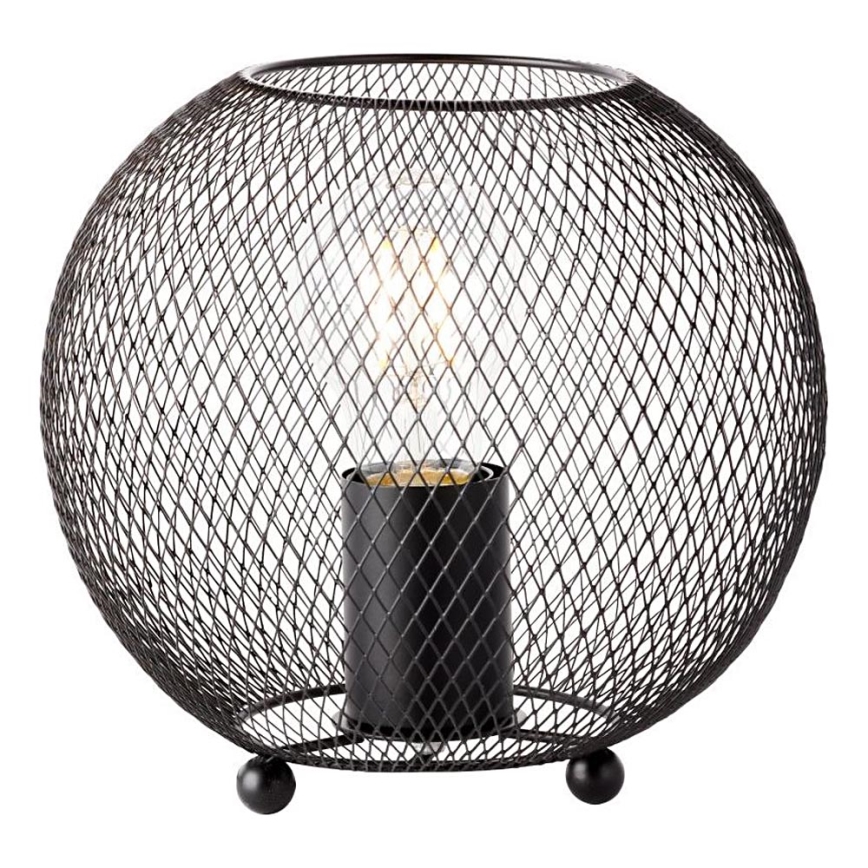Brilliant - Candeeiro de mesa SOCO 1xE27/60W/230V preto