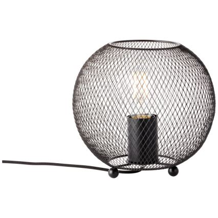 Brilliant - Candeeiro de mesa SOCO 1xE27/60W/230V preto