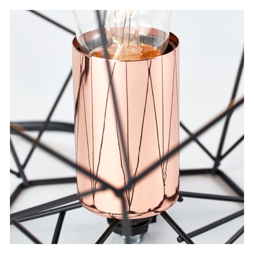 Brilliant - Candeeiro de mesa SYNERGY 1xE27/60W/230V preto/cobre