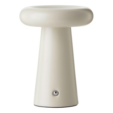 Brilliant - Candeeiro de mesa táctil LED com regulação MUFFIN LED/3W/5V USB IP44 creme