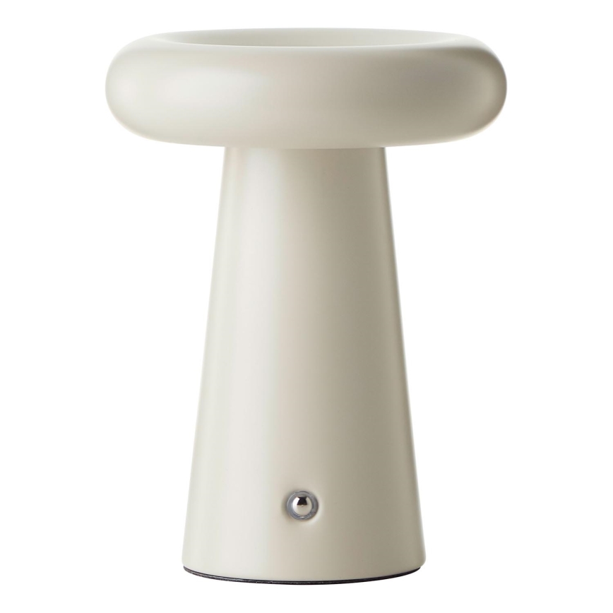 Brilliant - Candeeiro de mesa táctil LED com regulação MUFFIN LED/3W/5V USB IP44 creme