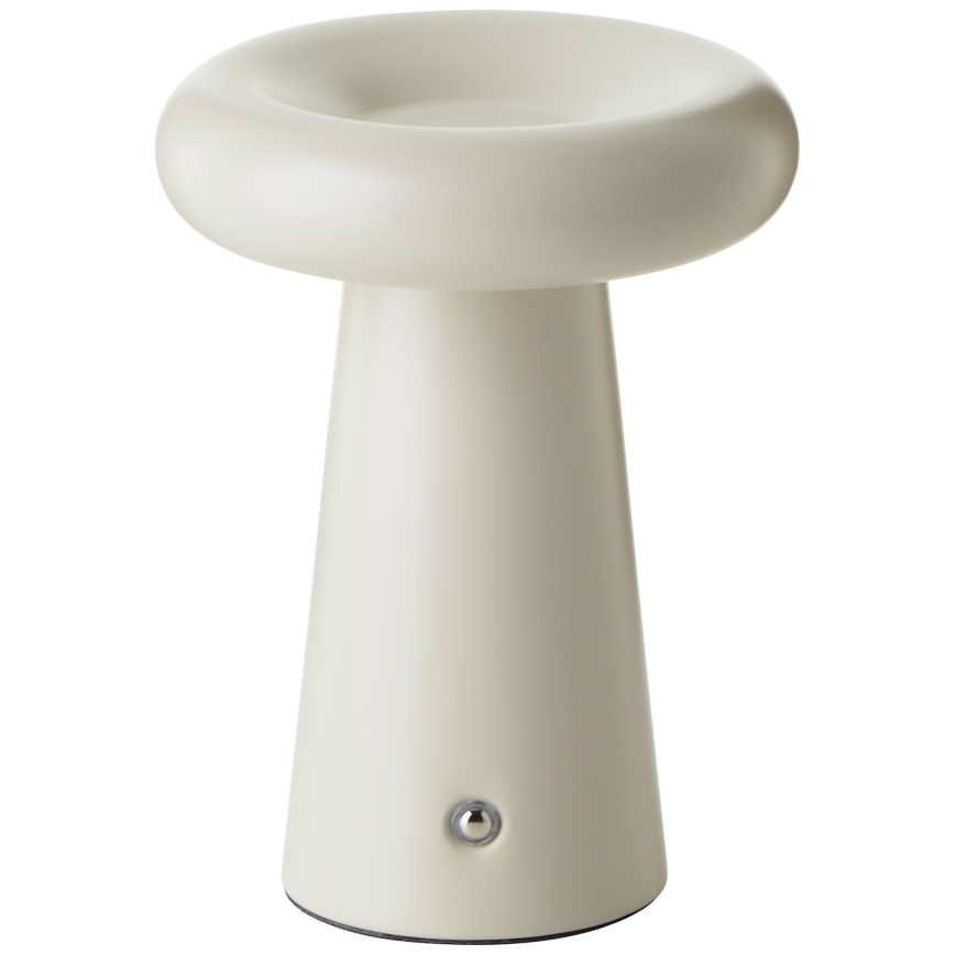 Brilliant - Candeeiro de mesa táctil LED com regulação MUFFIN LED/3W/5V USB IP44 creme
