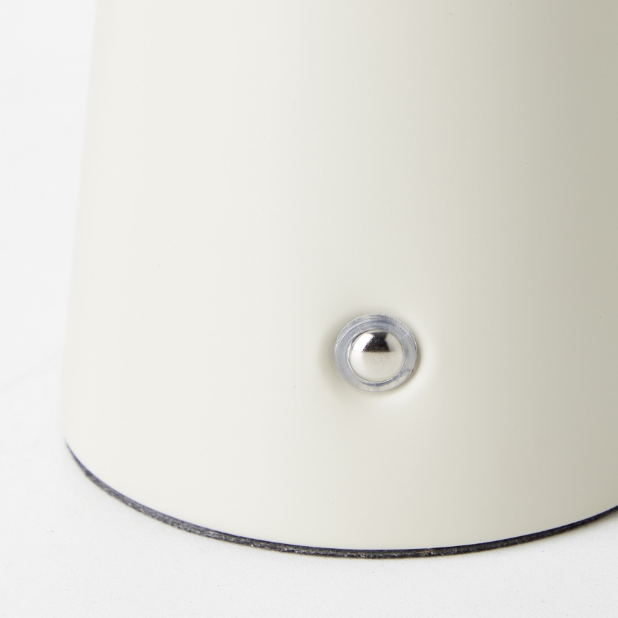 Brilliant - Candeeiro de mesa táctil LED com regulação MUFFIN LED/3W/5V USB IP44 creme