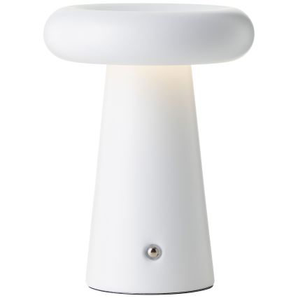 Brilliant - Candeeiro de mesa tátil LED para exterior com regulação MUFFIN LED/3W/5V USB IP44 branco