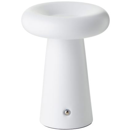Brilliant - Candeeiro de mesa tátil LED para exterior com regulação MUFFIN LED/3W/5V USB IP44 branco