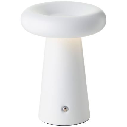 Brilliant - Candeeiro de mesa tátil LED para exterior com regulação MUFFIN LED/3W/5V USB IP44 branco