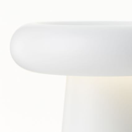 Brilliant - Candeeiro de mesa tátil LED para exterior com regulação MUFFIN LED/3W/5V USB IP44 branco