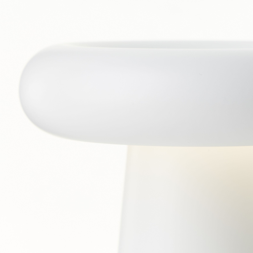 Brilliant - Candeeiro de mesa tátil LED para exterior com regulação MUFFIN LED/3W/5V USB IP44 branco