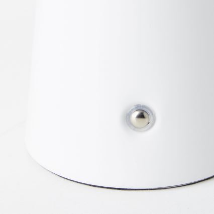 Brilliant - Candeeiro de mesa tátil LED para exterior com regulação MUFFIN LED/3W/5V USB IP44 branco