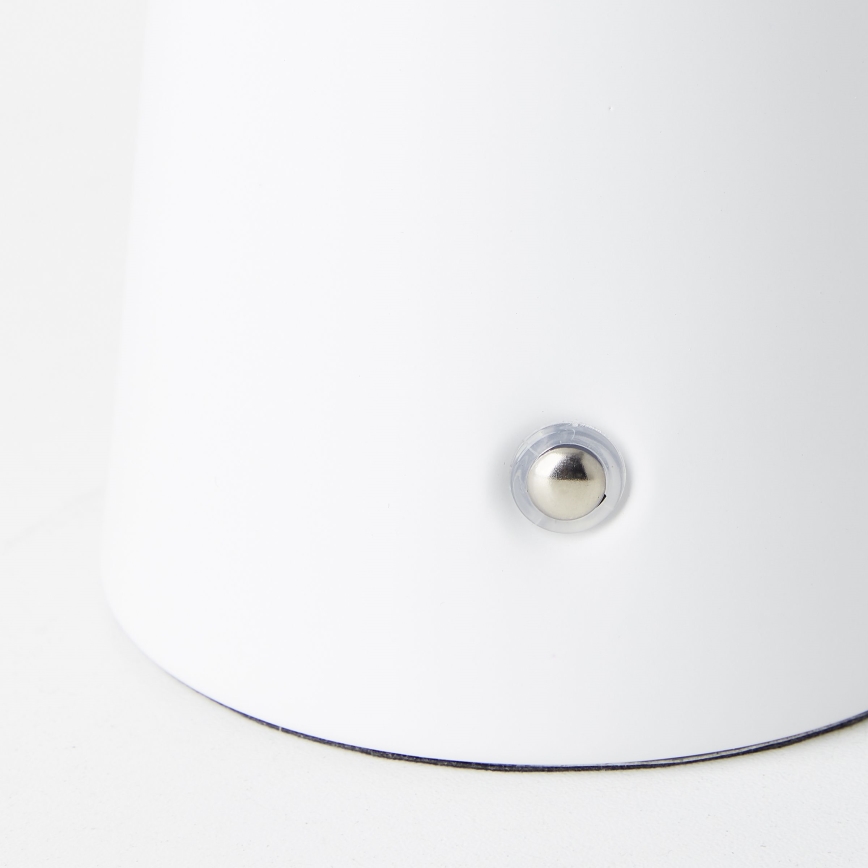 Brilliant - Candeeiro de mesa tátil LED para exterior com regulação MUFFIN LED/3W/5V USB IP44 branco