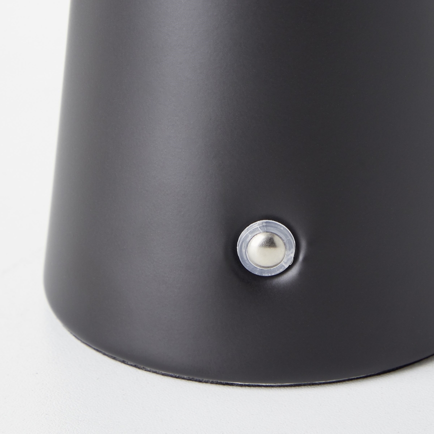 Brilliant - Candeeiro de mesa tátil LED para exterior com regulação MUFFIN LED/3W/5V USB IP44 preto