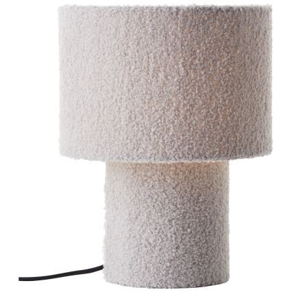 Brilliant - Candeeiro de mesa TEDDY 1xE27/20W/230V cinzento