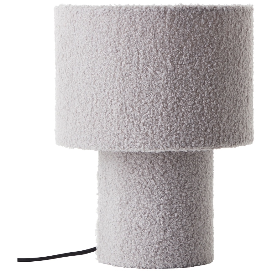Brilliant - Candeeiro de mesa TEDDY 1xE27/20W/230V cinzento