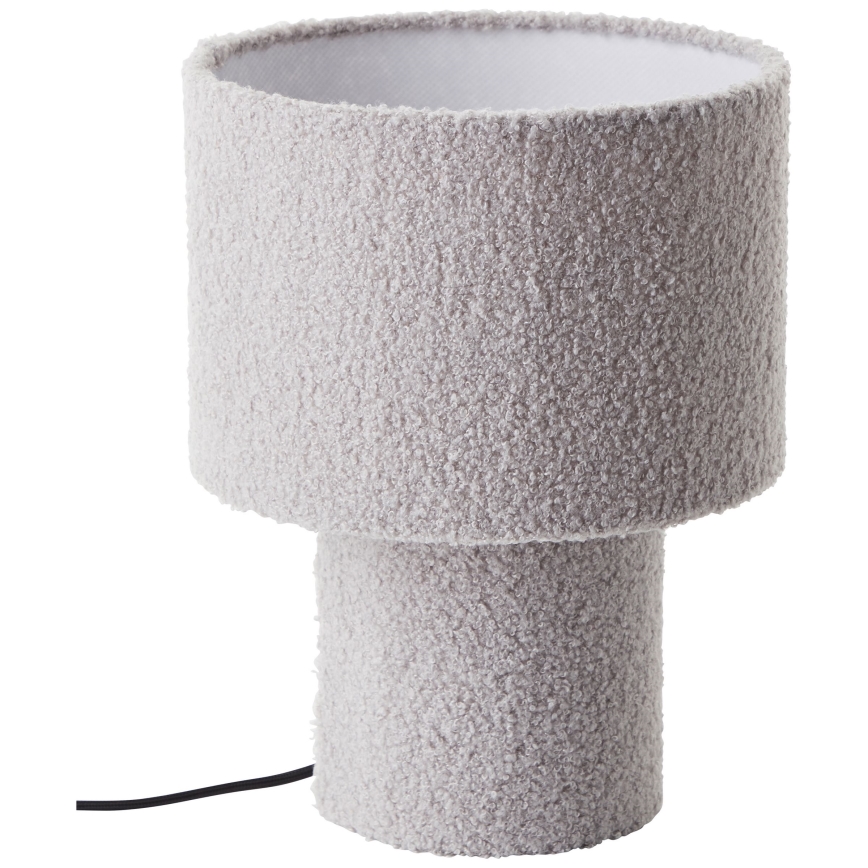 Brilliant - Candeeiro de mesa TEDDY 1xE27/20W/230V cinzento