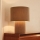 Brilliant - Candeeiro de mesa TONY 1xE27/20W/230V castanho