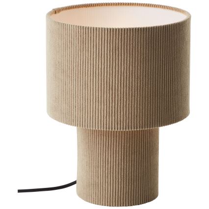 Brilliant - Candeeiro de mesa TONY 1xE27/20W/230V castanho