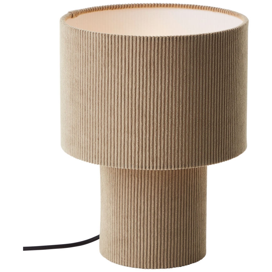 Brilliant - Candeeiro de mesa TONY 1xE27/20W/230V castanho