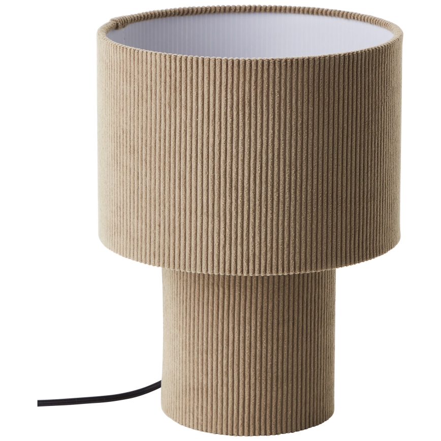 Brilliant - Candeeiro de mesa TONY 1xE27/20W/230V castanho