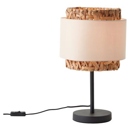 Brilliant - Candeeiro de mesa WATERLILLY 1xE27/60W/230V creme