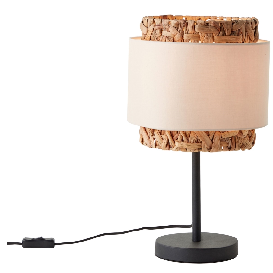 Brilliant - Candeeiro de mesa WATERLILLY 1xE27/60W/230V creme