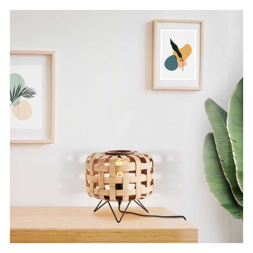Brilliant - Candeeiro de mesa WOODLINE 1xE27/40W/230V bambu - FSC certificado